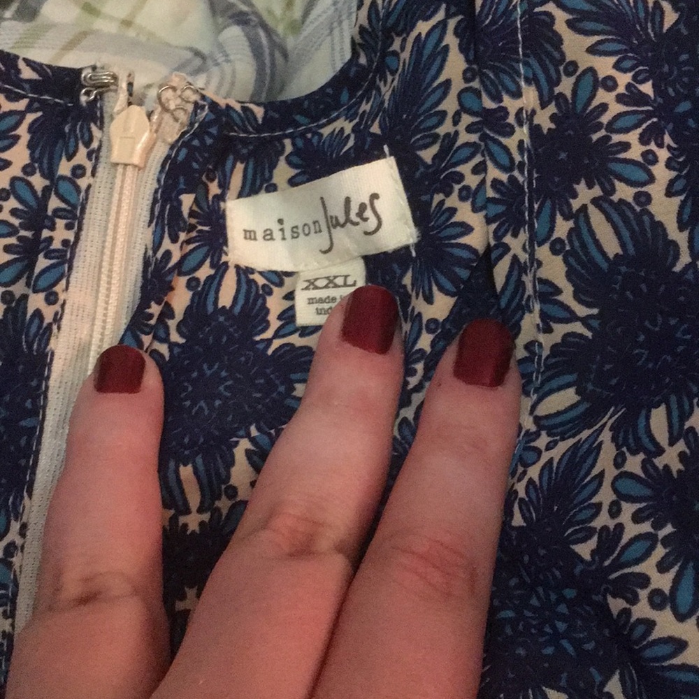 Maison Jules Fit and Flare NWOT XXL - Picture 2 of 4